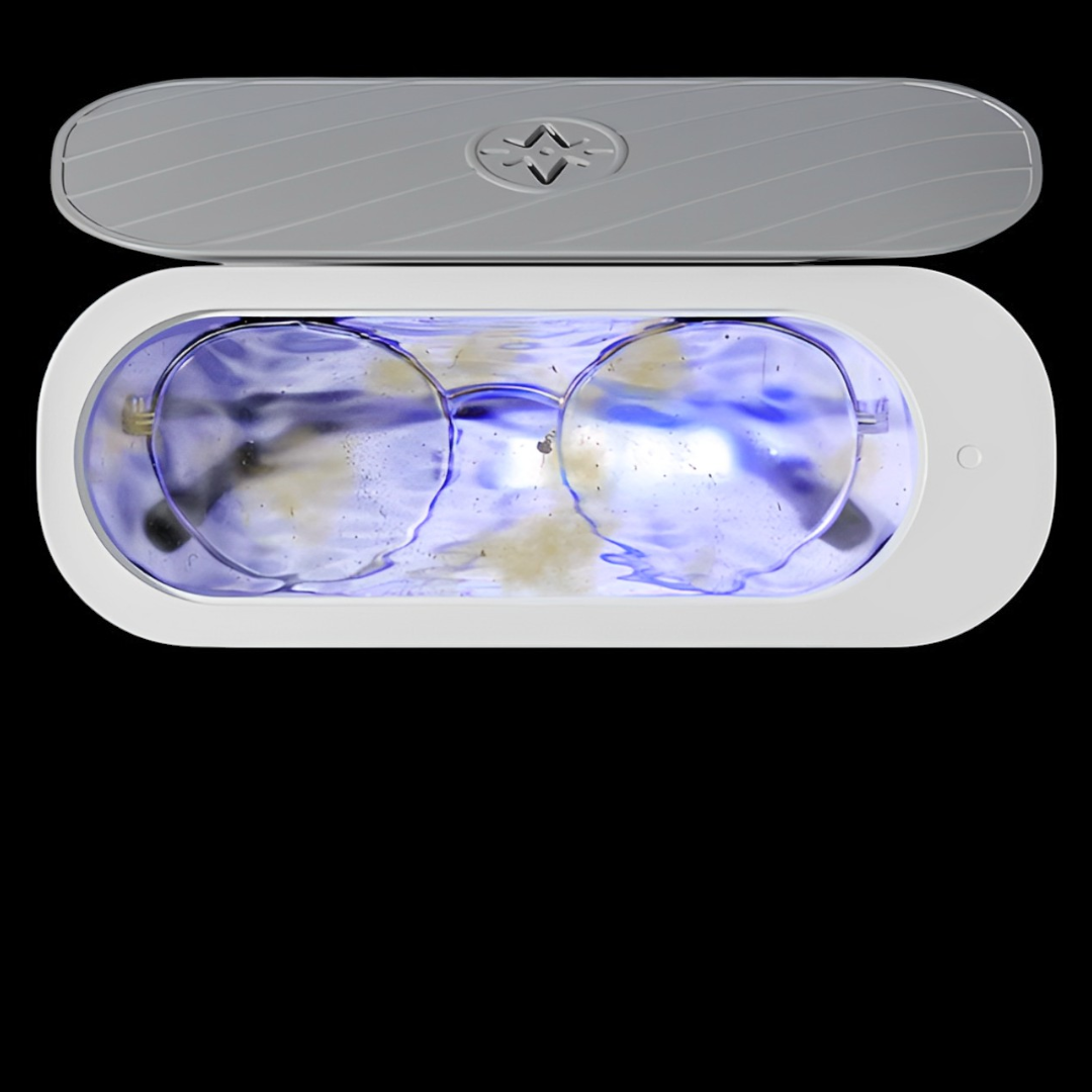 Clearzy™ Professional Ultrasonic Cleaner - 360° Deep Cleaning Bath for Jewelry, Glasses & Dentures