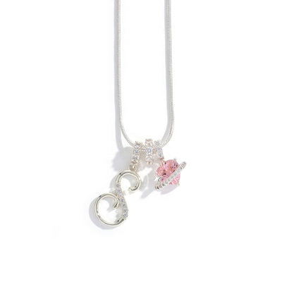 Elegant necklace with a heart pendant