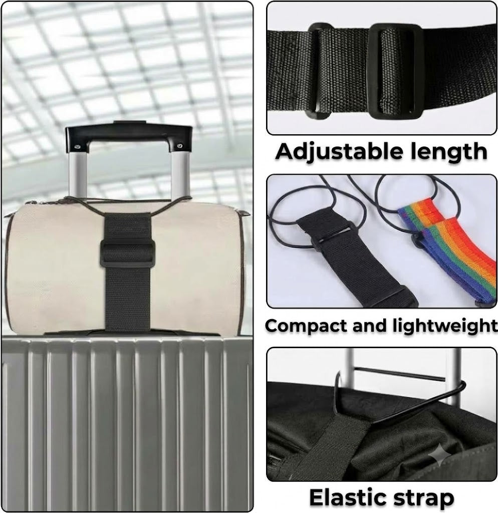 2-Pack Multifunctional Luggage Straps