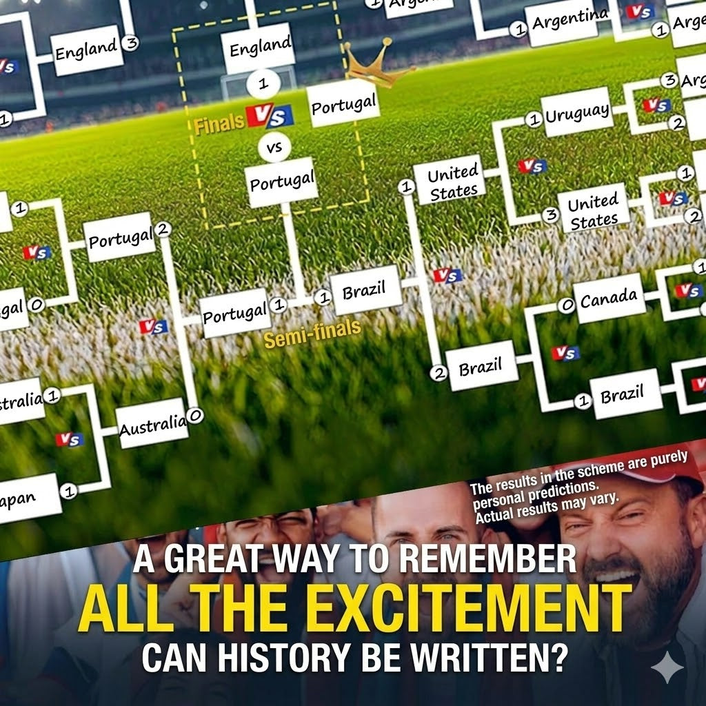 2026 World Cup Bracket Poster – Fill it in, place your bets, and follow the whole tournament.