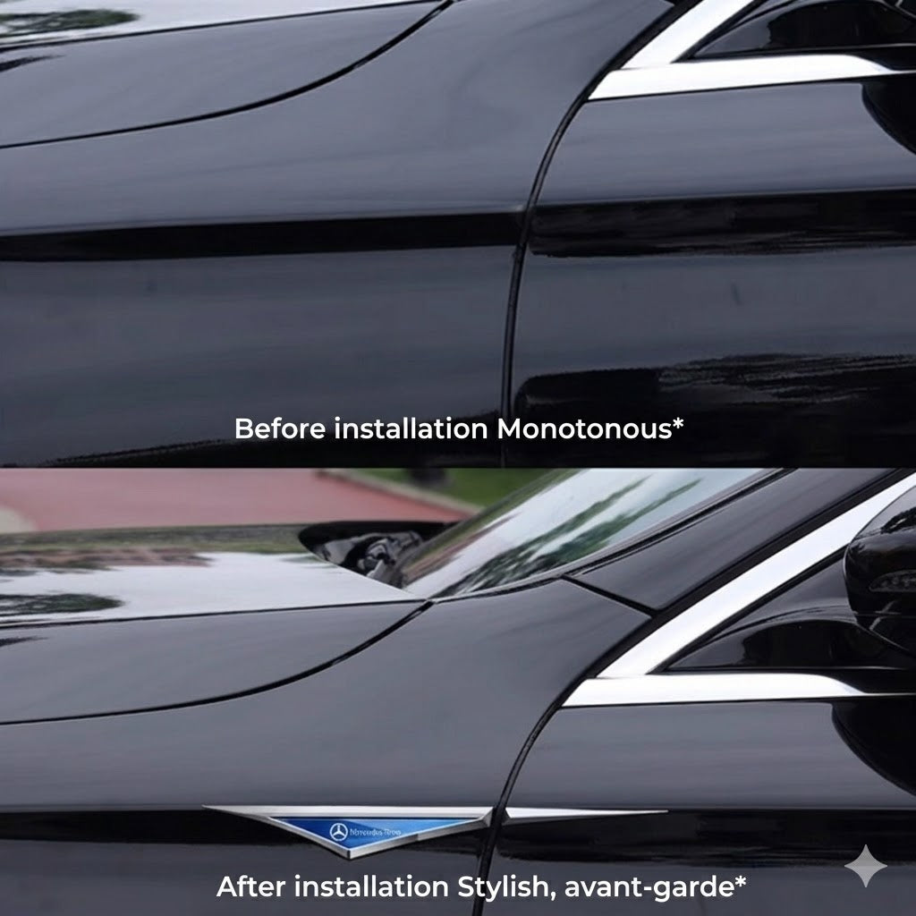 Universal Car Emblem – Weatherproof Car Logo – Self-Adhesive Badge for Car Body