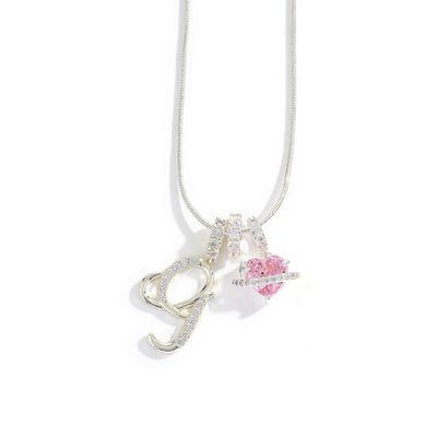 Elegant necklace with a heart pendant