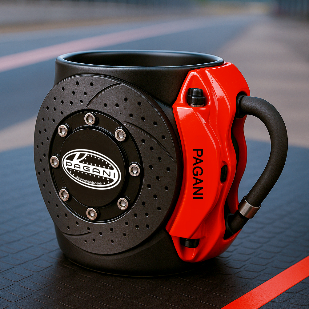 Brake Pad Mug – The Perfect Coffee Cup for True Car Lovers