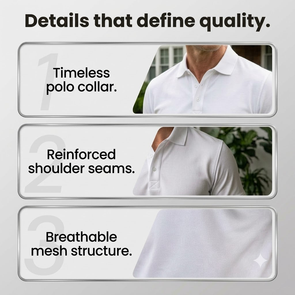 Men's Short-Sleeve Polo Shirt – Sport & Slim Fit