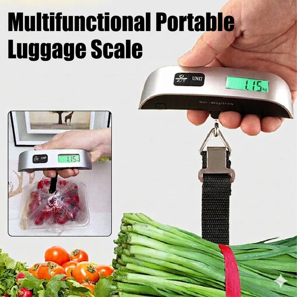 Portable Luggage Scale with LCD Display