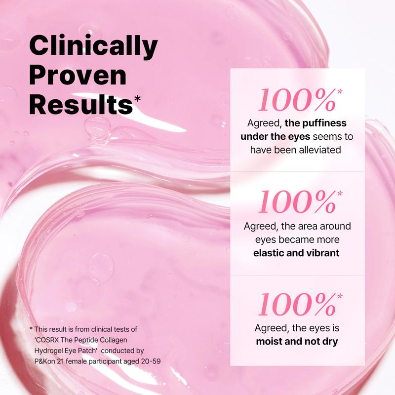 Peptide & Collagen Eye Pads for Puffiness (60 Pieces)