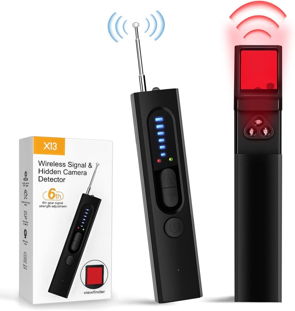 Hidden Camera Detector, GPS Tracker Detector and RF Signal Scanner