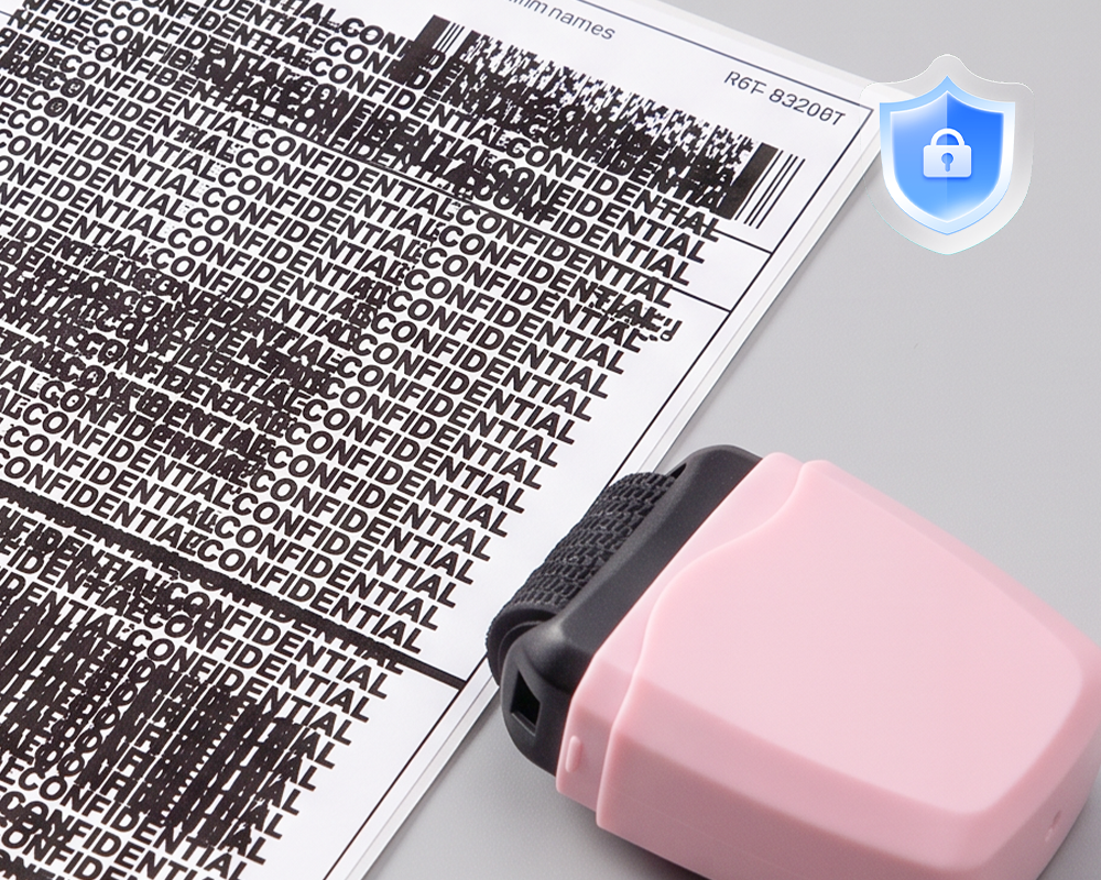 📢📢 50% OFF!! ⏰ Stop tearing your letters to shreds like a rabbit in a cardboard factory! 🐰📦 This compact and portable identity theft protection roller features a coverage width of up to 17mm, letting you hide all sensitive information in a single swipe!