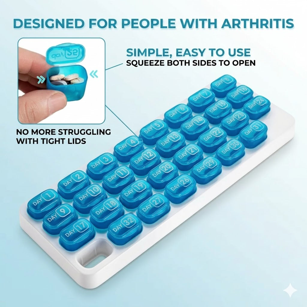 Monthly Pill Box 31 Days