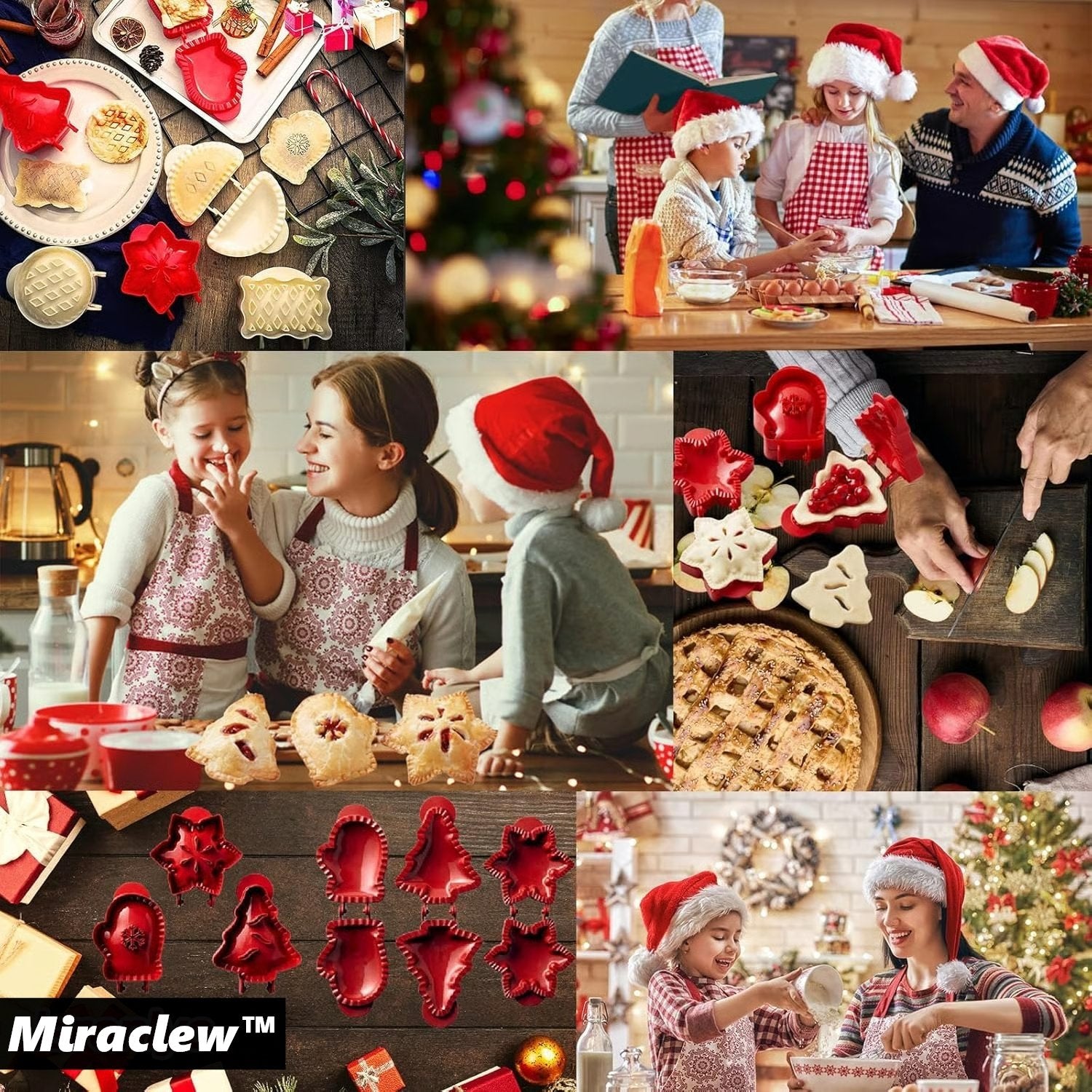 Set of [9] Mini Tart Molds for Festive Treats