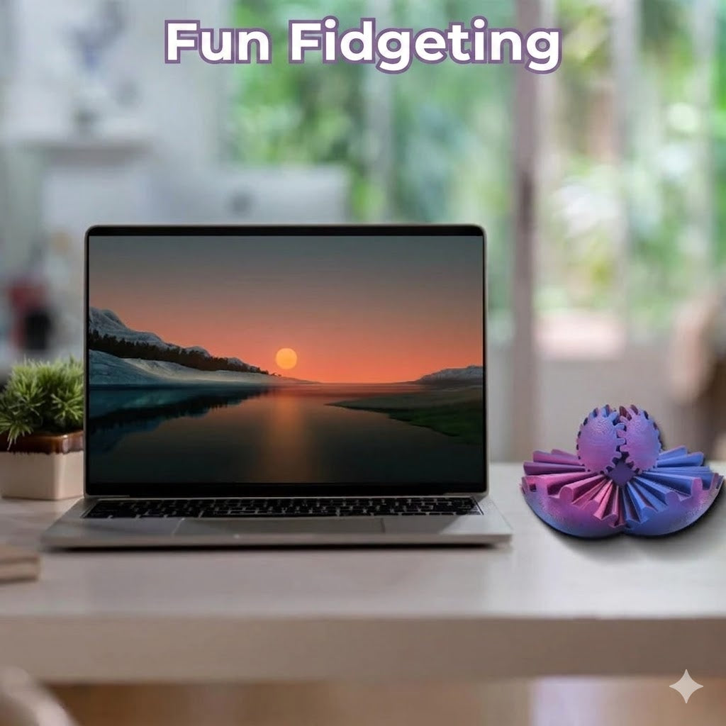 Fidget Gear Ball - Stress Relief & Focus
