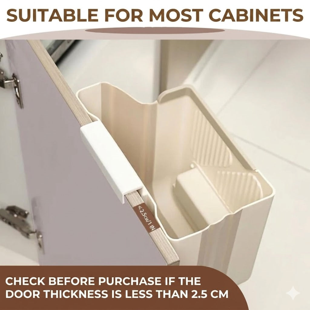 Space-Saving Collapsible Trash Can