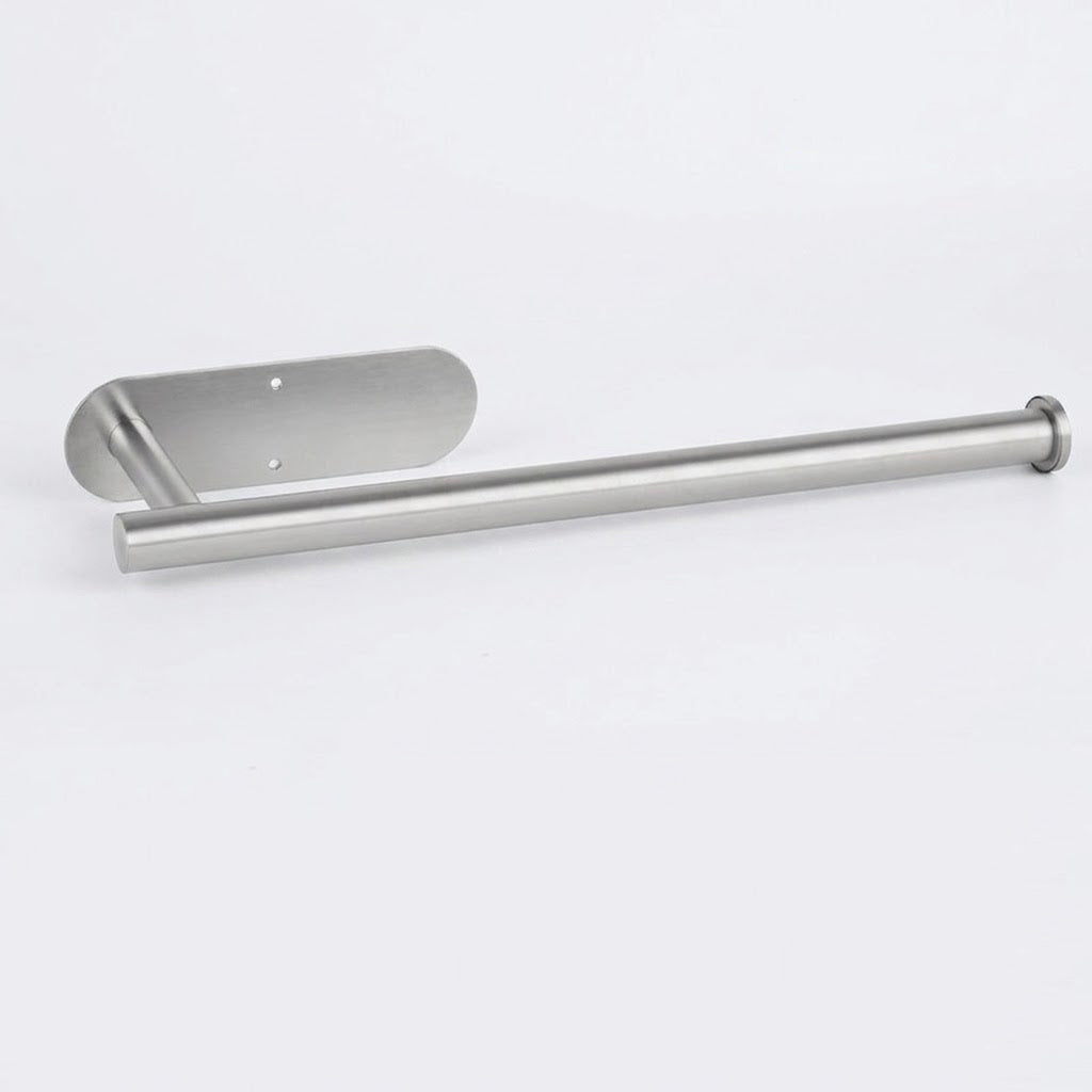 Modern Stainless Steel Paper Towel Holder – No-Drill Installation & Versatile Use