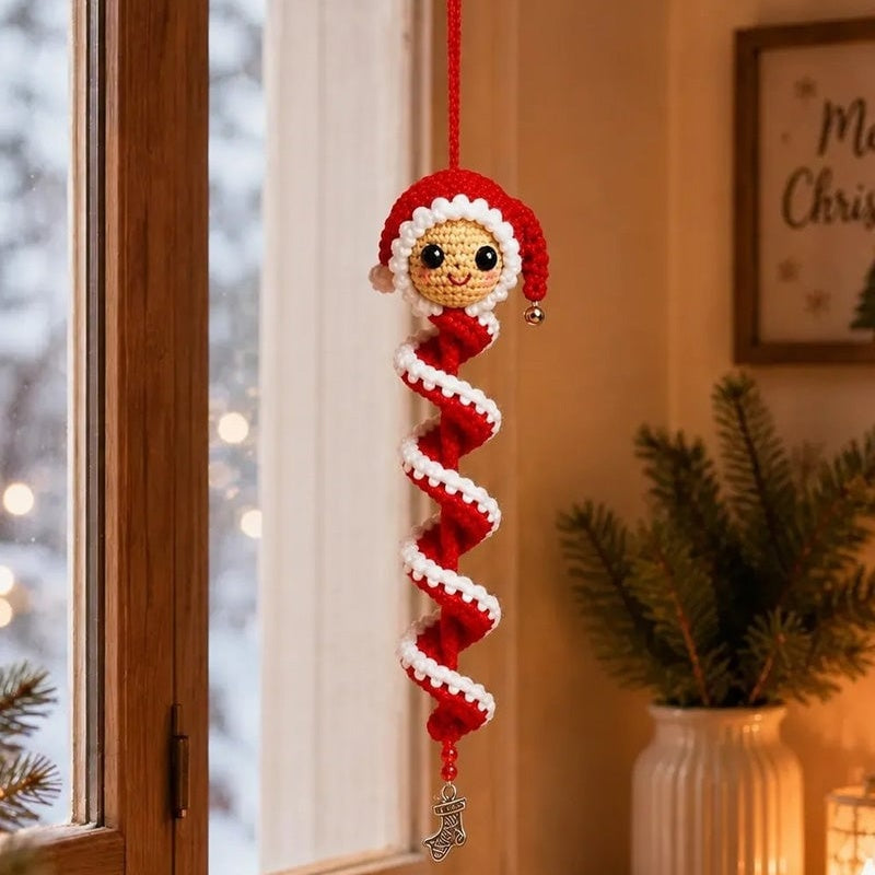 Start crocheting your spiral snowman now!