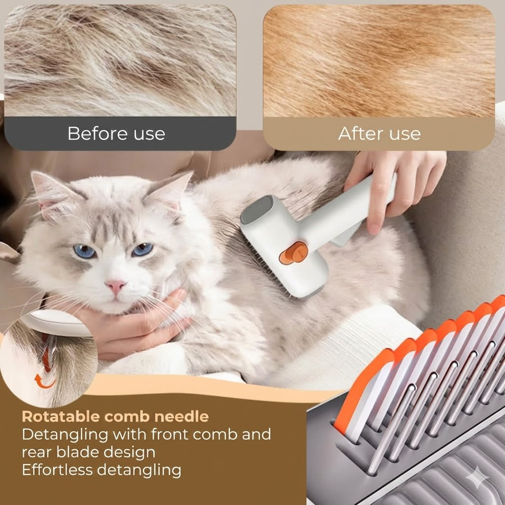 2-in-1 Pet Dematting Brush