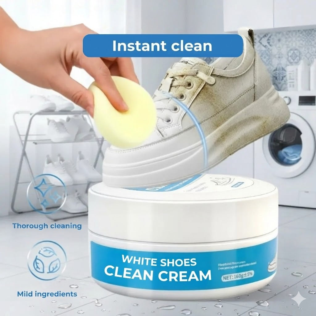 White Shoe Restoration Cream