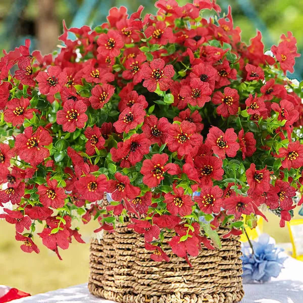 UV-Resistant Artificial Flower - 4 Pieces