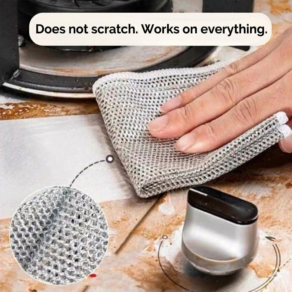 Wire Dishcloth (1 Set of 10 Pieces)
