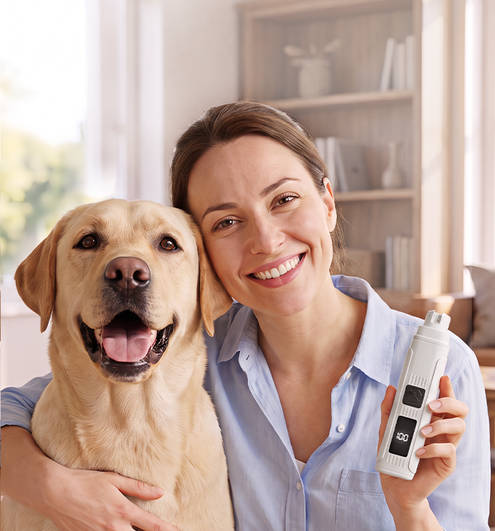 Electric Pet Nail Grinder with LED Power Indicator