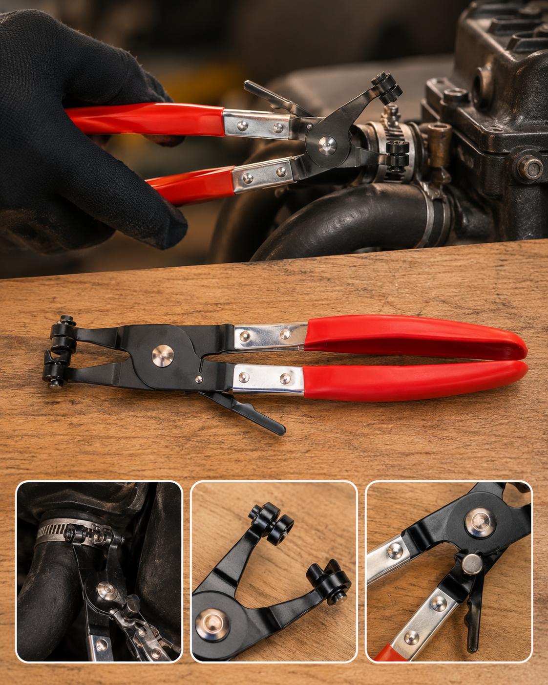 ProReach 5-Piece Electrical Connector Disconnect Pliers Set – Specialized Automotive & Electrical Tool
