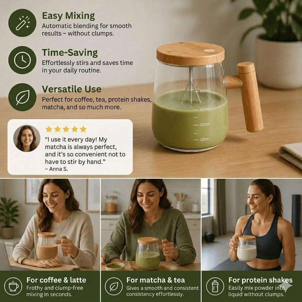 Electric Automatic Stirring Cup – Portable Self-Stirring Mug