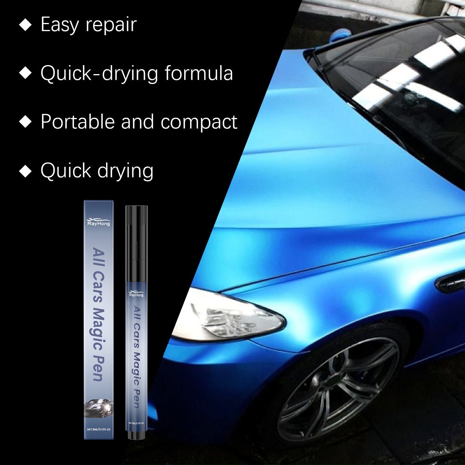 ⏰📢📢 50% OFF❗️❗️ 🚗 Magic Car Scratch Remover Pen – Repair Paint & Restore Shine 🛠️✨