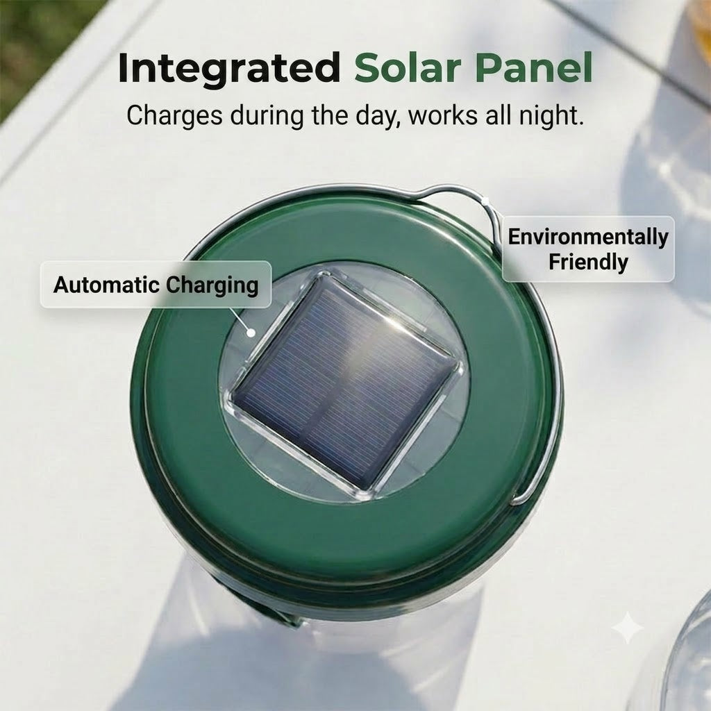 Solar Hanging Wasp Trap & Fly Catcher