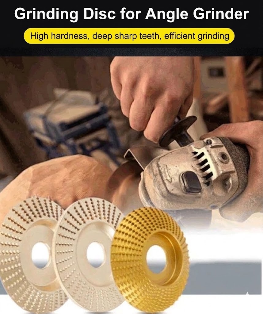 ⚙️ Grinding Discs for Woodworking – Fast Cutting, Sharp and Durable, Suitable for Angle Grinders