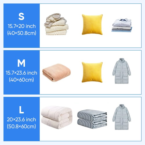 Wireless Travel Vacuum Bag Set – Compression Bags with Electric Pump