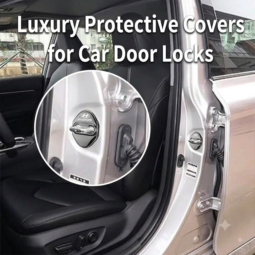 Premium Car Door Lock Protection Pads | Set of 4