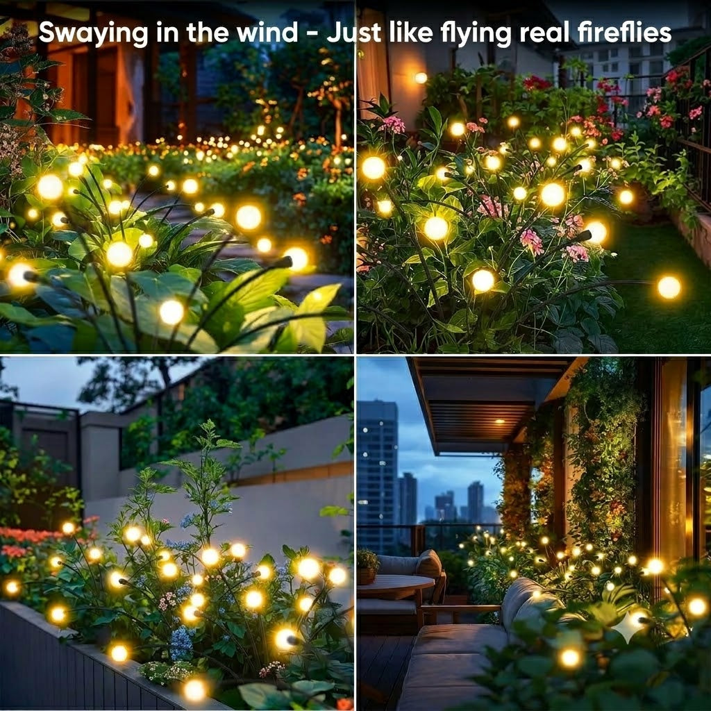 Solar Firefly Garden Lights