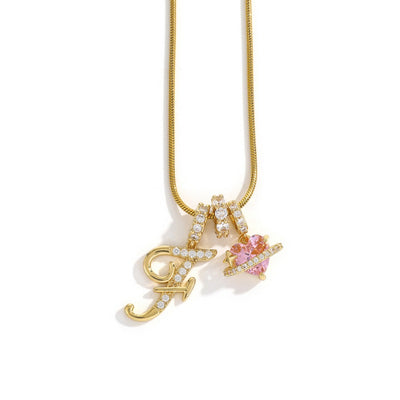 Elegant necklace with a heart pendant