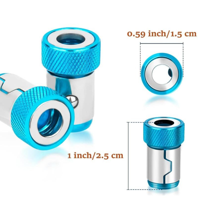 Universal Magnetic Ring for Screwdriver Bits – Set of 3 pieces
