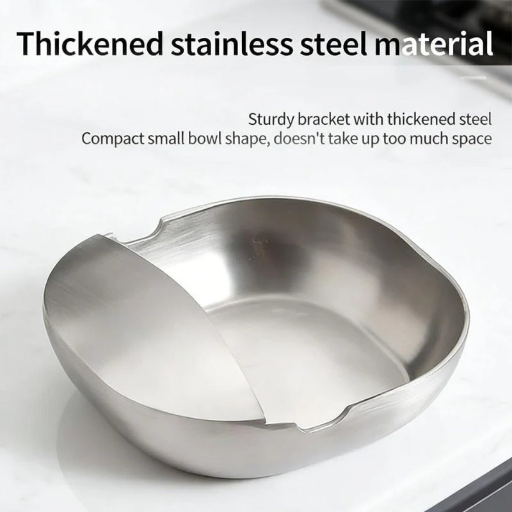 Luxury Stainless Steel Spoon Rest for Kitchen Counter – High-Quality Ladle Holder