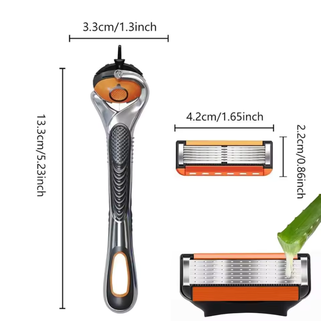 ProShave 6 Razor Blades Value Pack - 24/48 Count - 6-Blade System (Refill Cartridges)