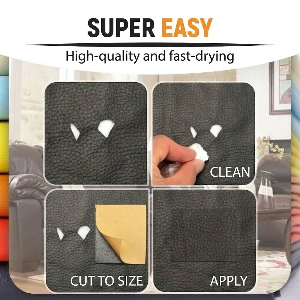🛋️ Self-Adhesive Leather Repair Kit
