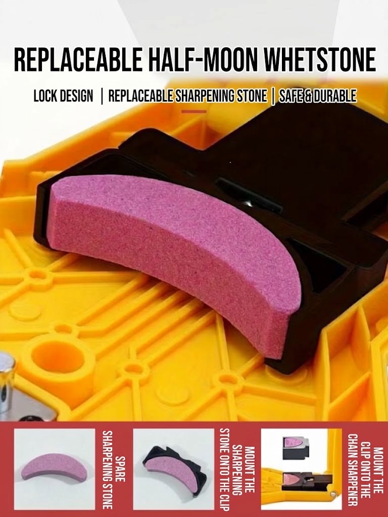 Compact chainsaw sharpener