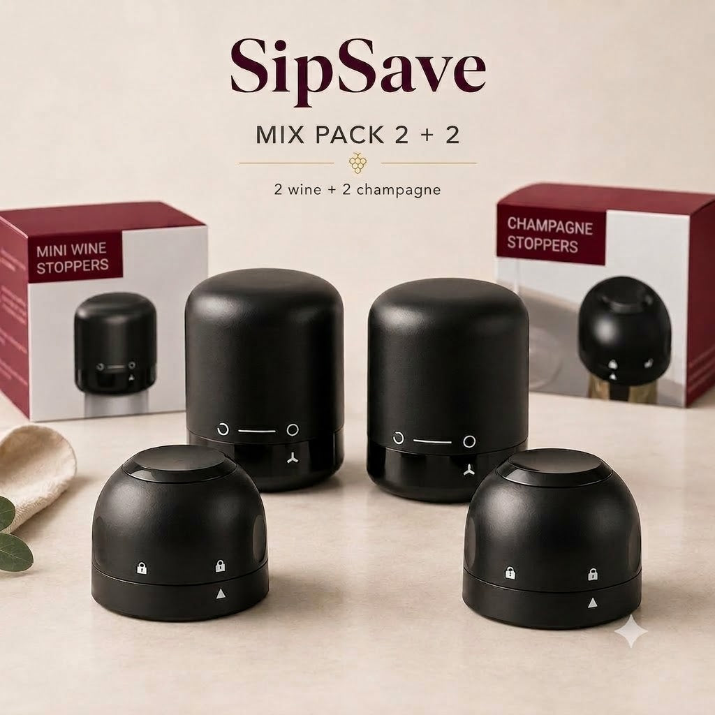 SipSave – Wine and Champagne Stoppers