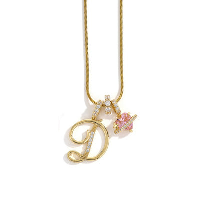 Elegant necklace with a heart pendant
