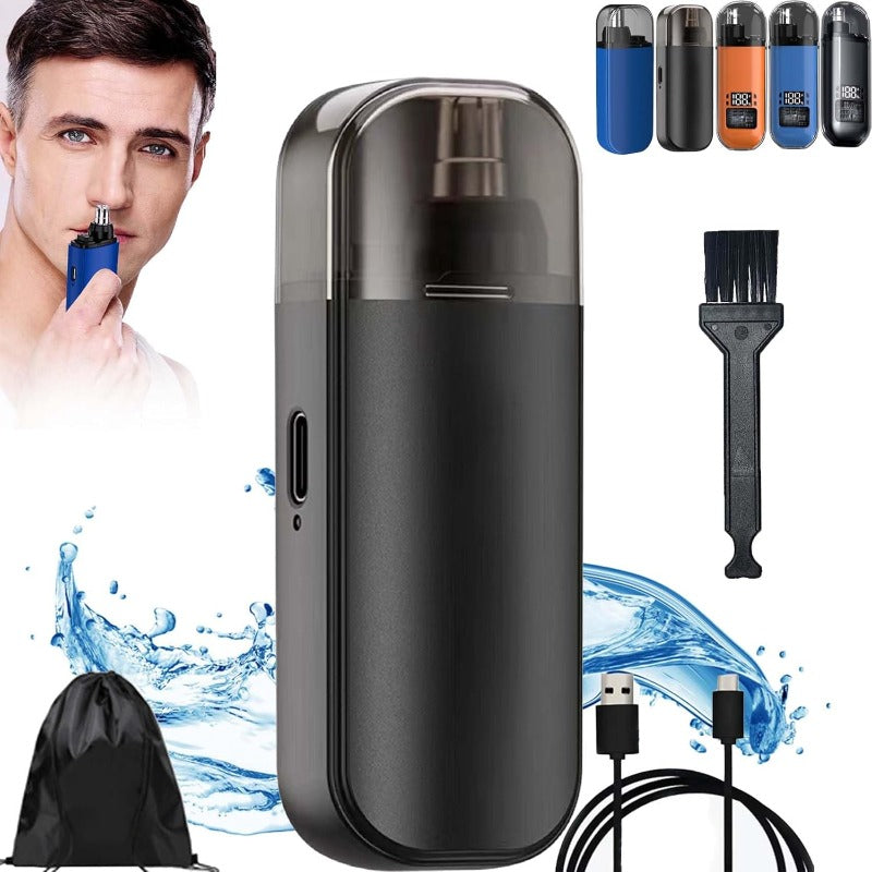 Nose & Ear Hair Trimmer - USB-C Rechargeable (Waterproof & Painless)