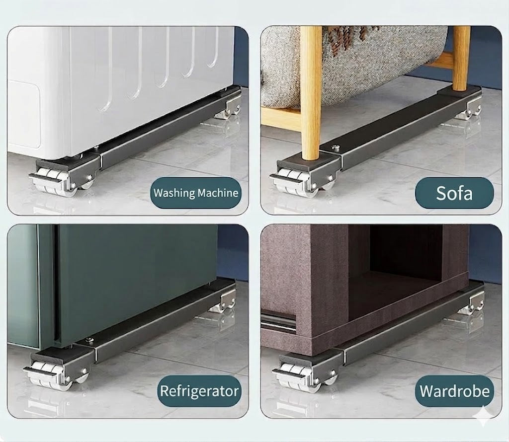 Adjustable Appliance Rollers (2 Pieces)