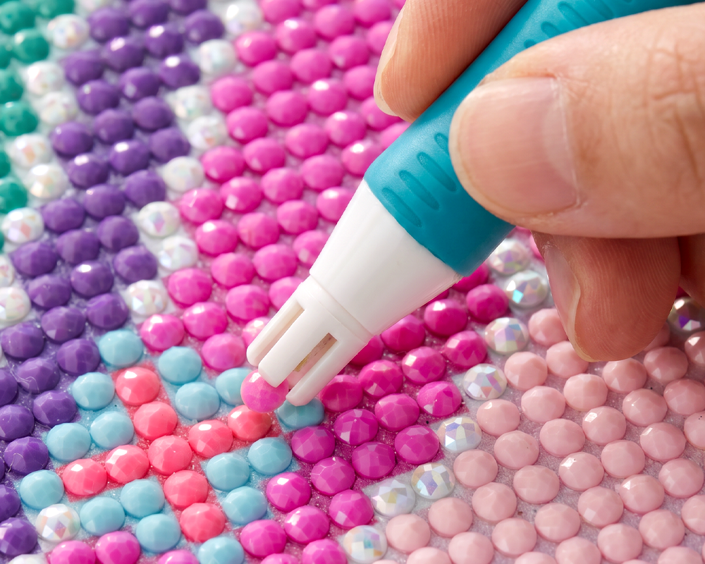💎 Automatic Diamond Painting Pen & Shaker Tray Set ✨