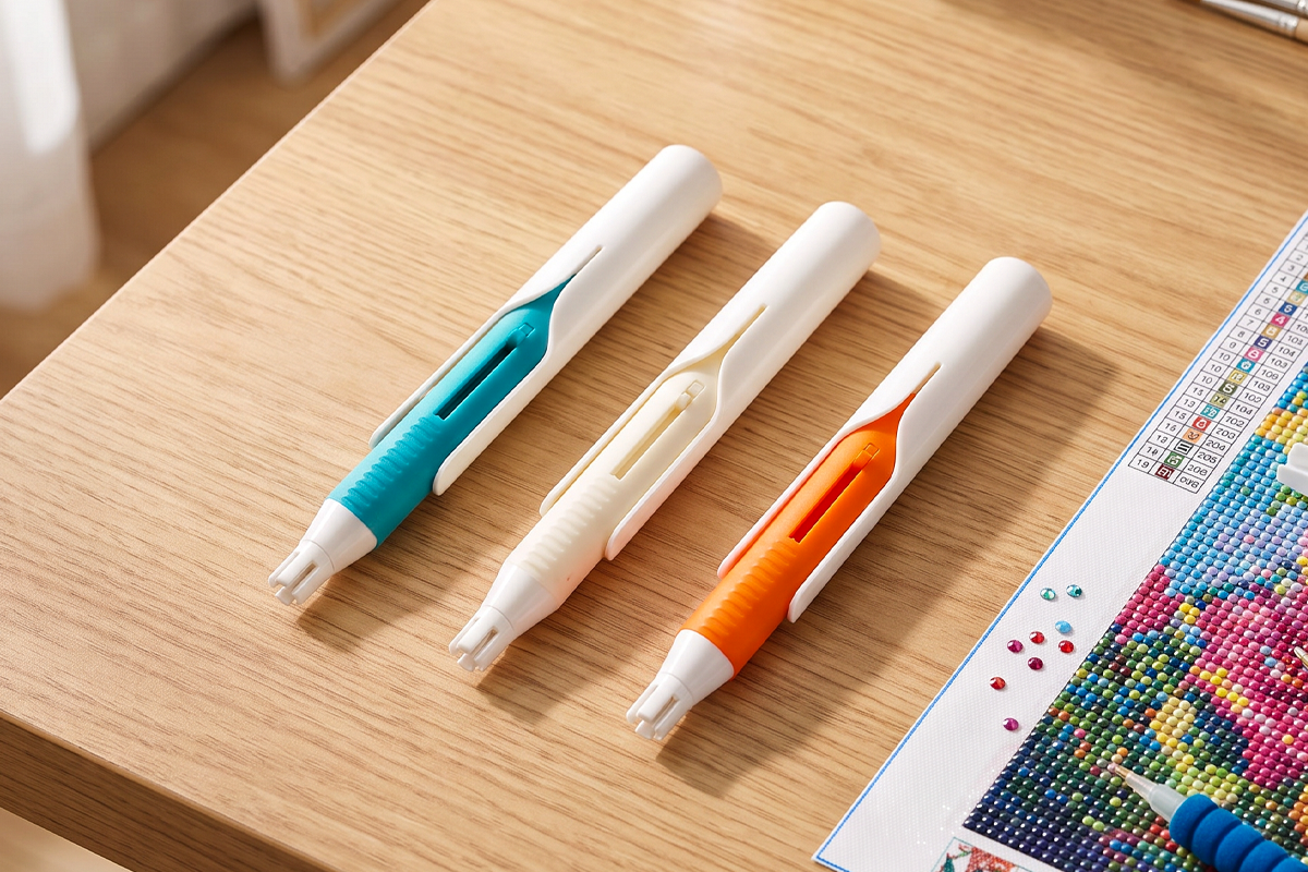 💎 Automatic Diamond Painting Pen & Shaker Tray Set ✨
