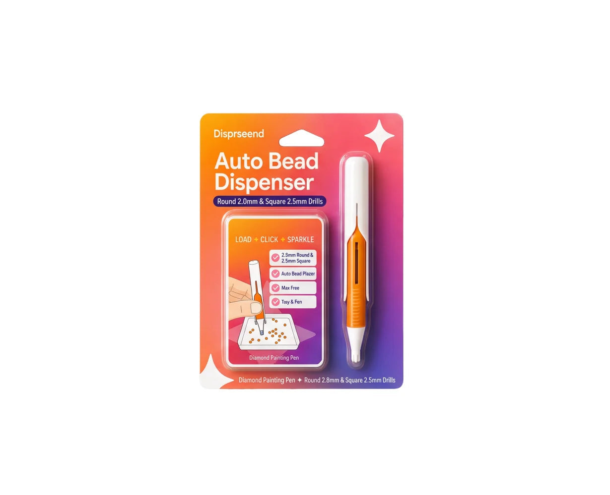💎 Automatic Diamond Painting Pen & Shaker Tray Set ✨