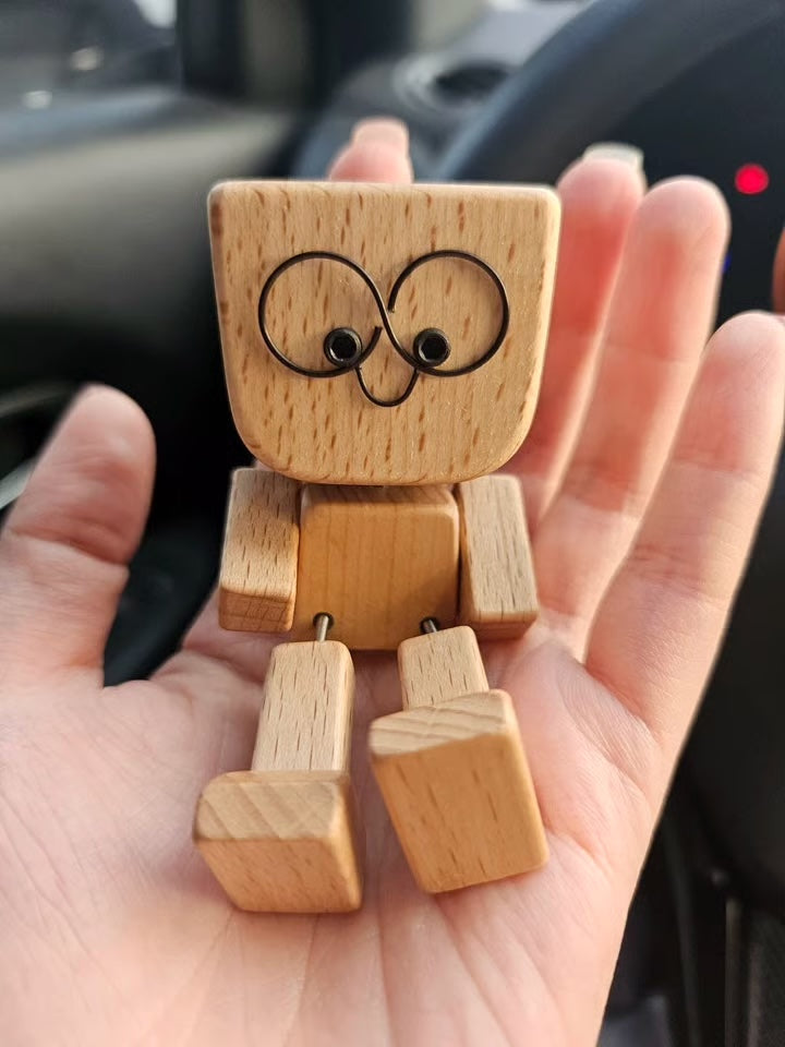 Charming Wooden Figure – 12 Facial Expressions
