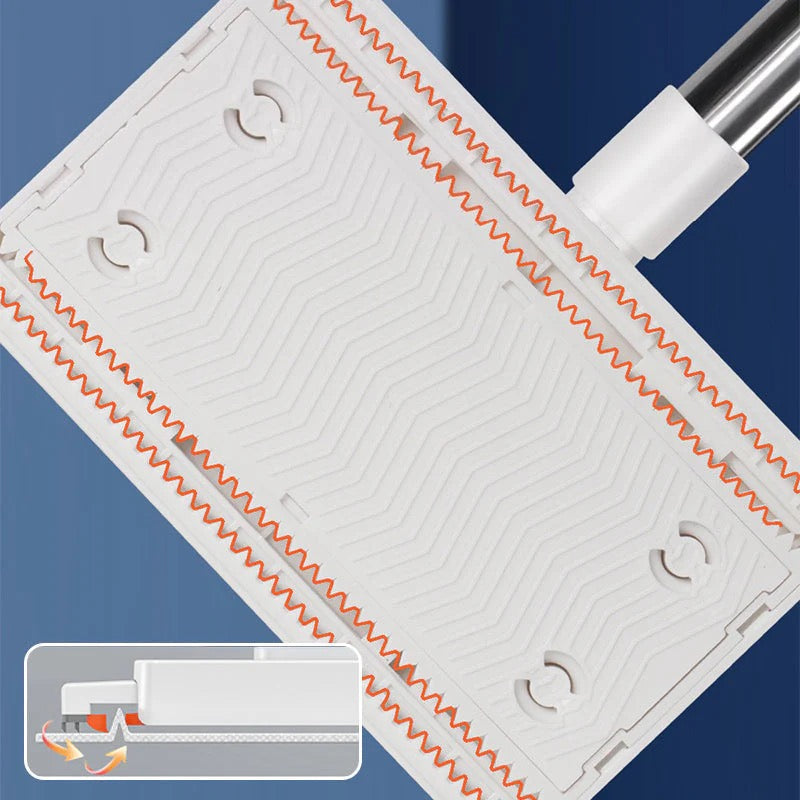 Disposable Dust Mop with 4 Reusable Cloths