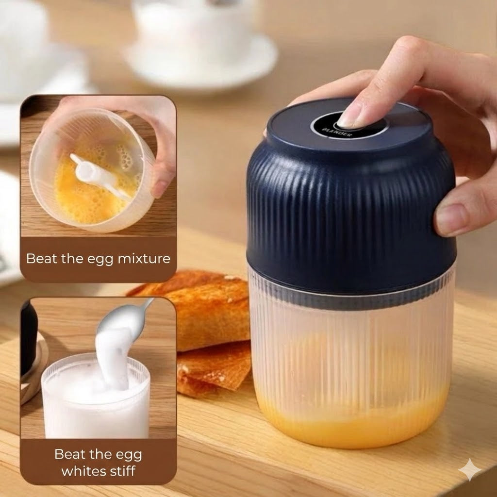 Wireless Mini Chopper – Electric Food Processor for Garlic and Onion – USB Rechargeable