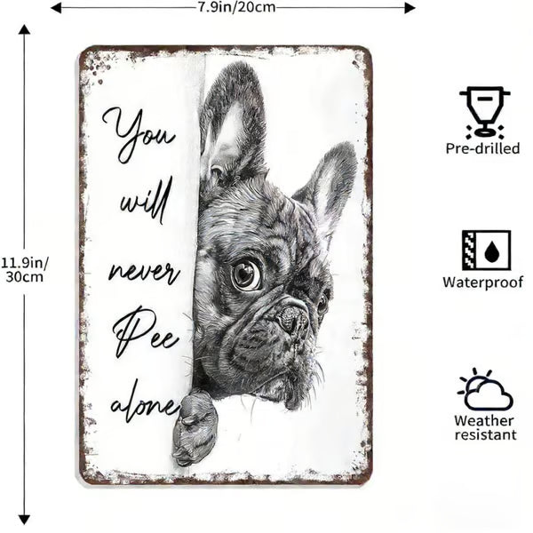 Retro Black and White Wall Decor - Highland Cow & Cat