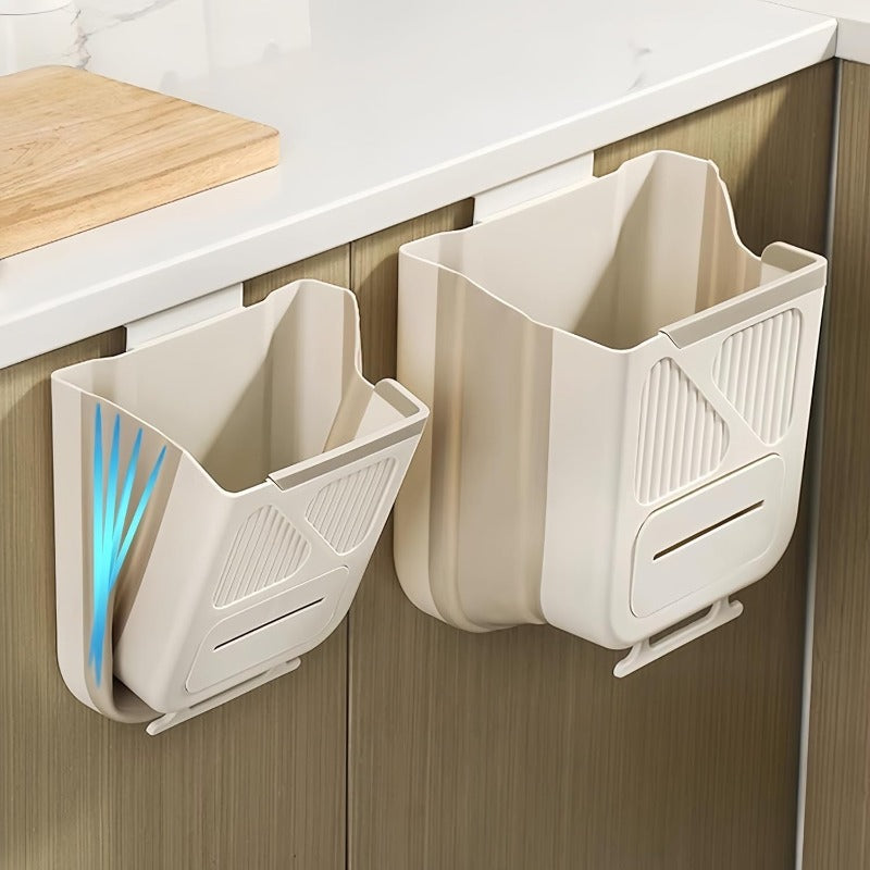 Space-Saving Collapsible Trash Can