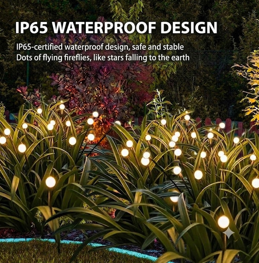 Solar Firefly Garden Lights